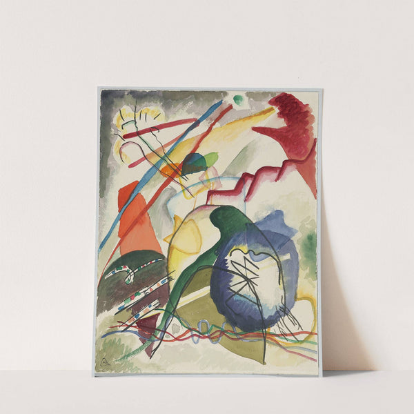 Draft for 'Picture with a white border' I by Wassily Kandinsky