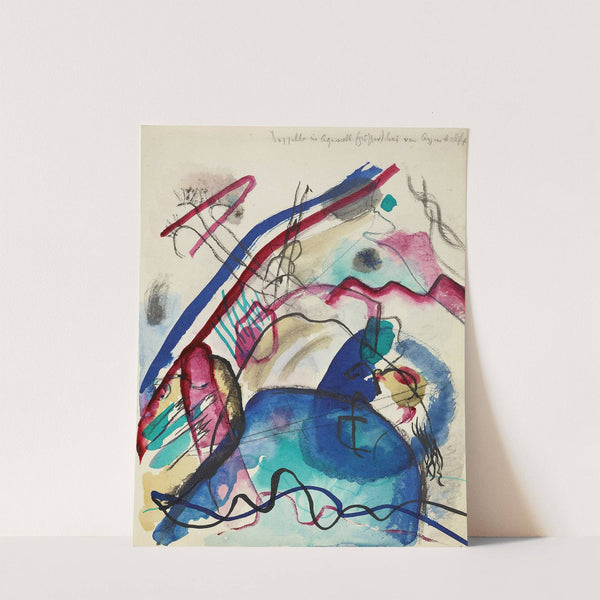 Draft for 'Picture with a white border' iv by Wassily Kandinsky