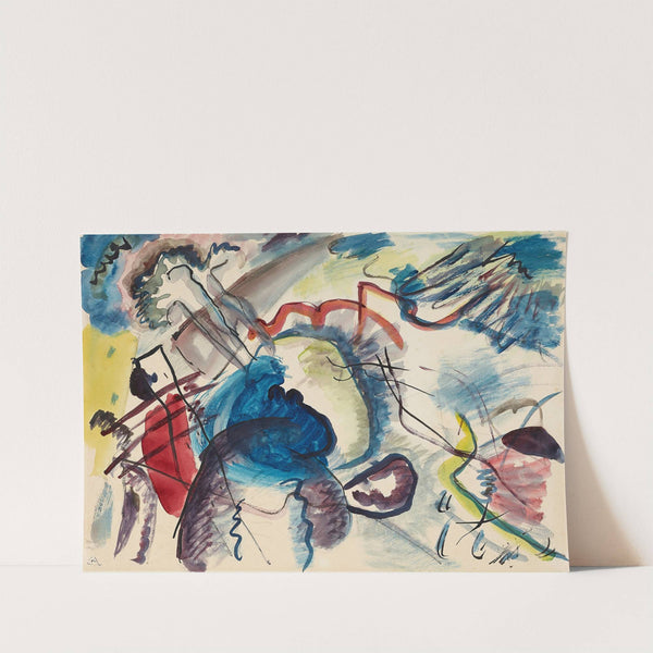 Draft for 'Picture with a white border' by Wassily Kandinsky