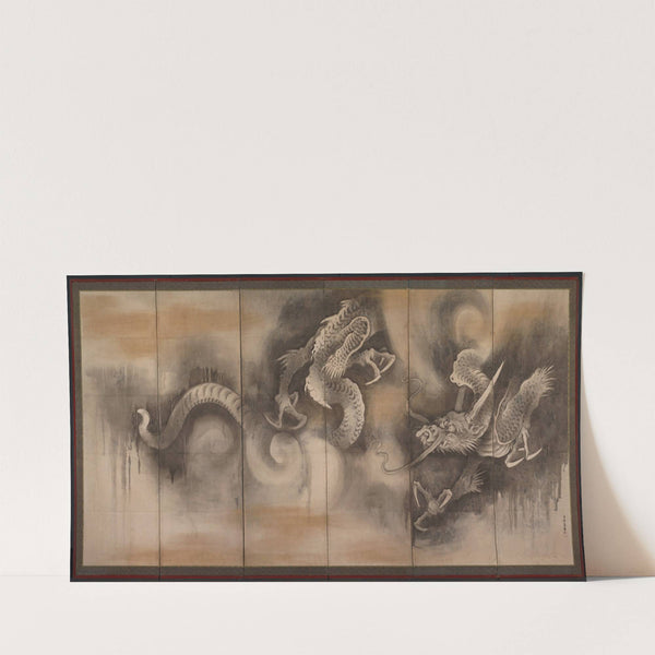 Dragon (early to mid-1600s) by Soga Nichokuan