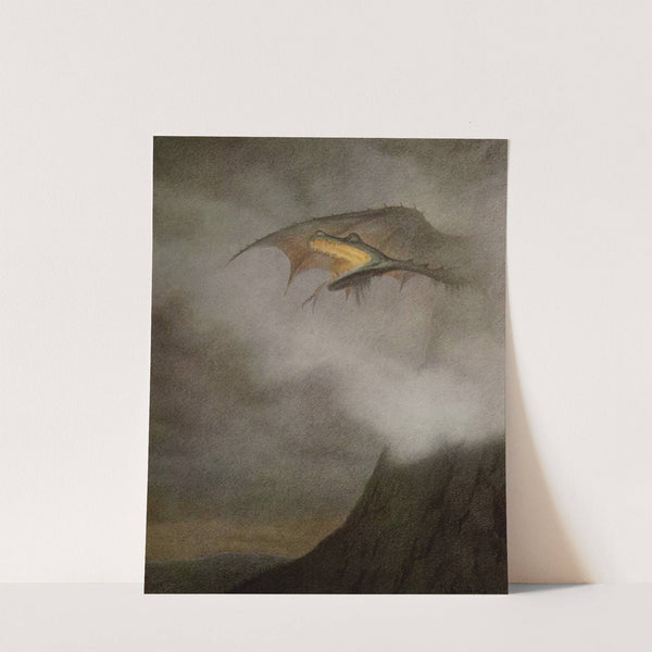 Dragon Awakens by Theodor Kittelsen