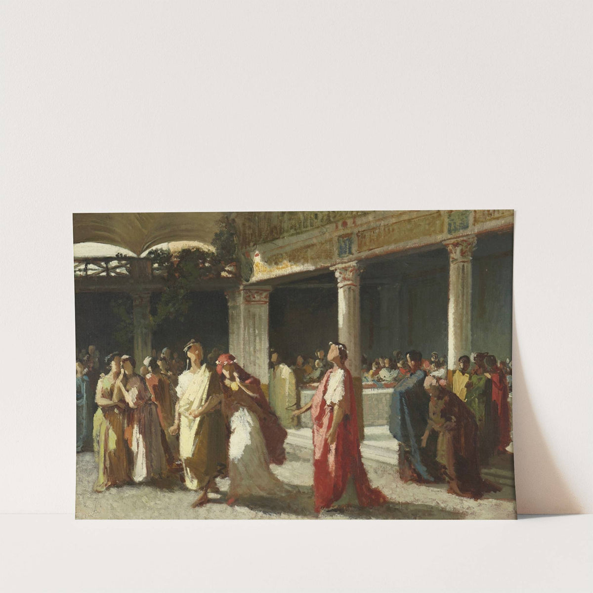 Dramatic Scene in a Court by Frederic Leighton