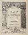 Dramen Opus IX – Title page (1883)