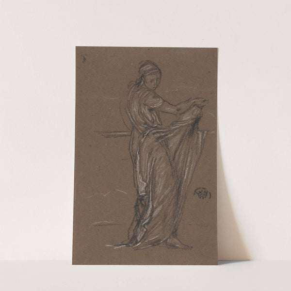 Draped Female Figure (1870-1873) by James Abbott McNeill Whistler
