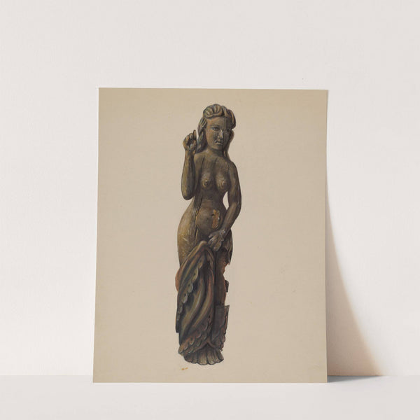 Draped Figure (c. 1937) by Mina Lowry