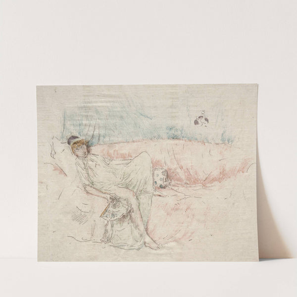 Draped Figure Reclining (1892) by James Abbott McNeill Whistler