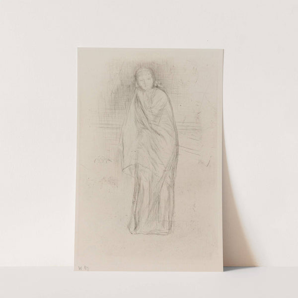 Draped Model (1870) by James Abbott McNeill Whistler