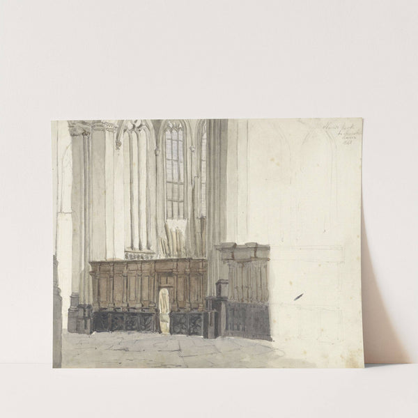 Drapenierskapel in de Nieuwe Kerk te Amsterdam by Johan Adolph Rust