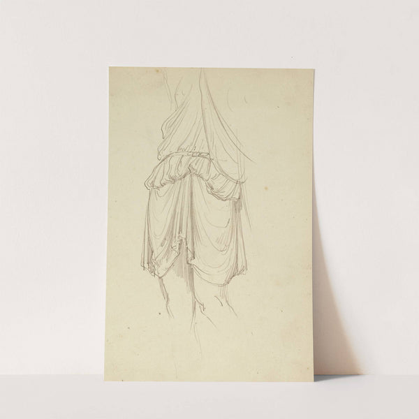 Draperie. by Jean-Achille Benouville