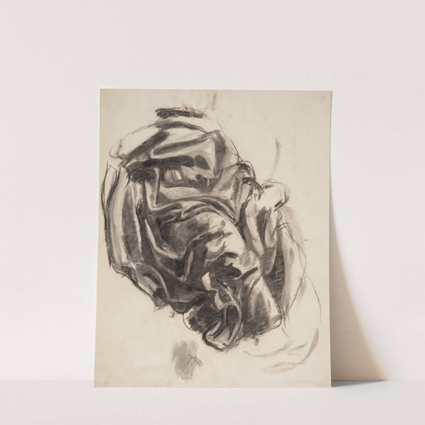 Draperistudie by Oluf Hartmann