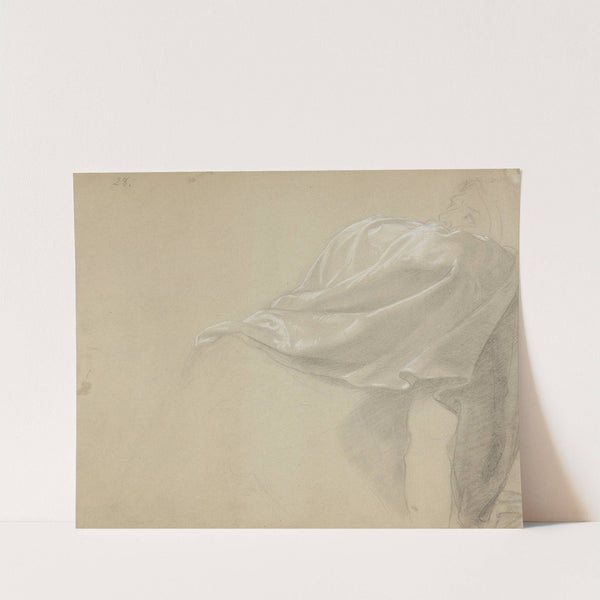 Draperistudier 2 by Adolph Tidemand
