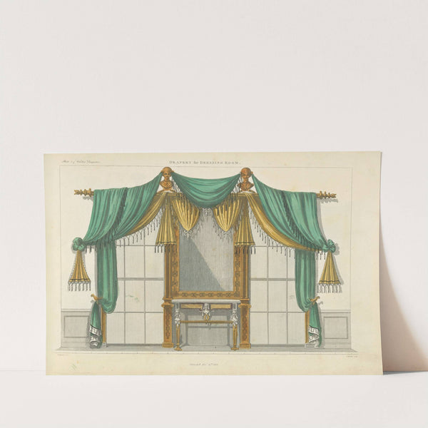 Drapery for dressing room by Thomas Sheraton