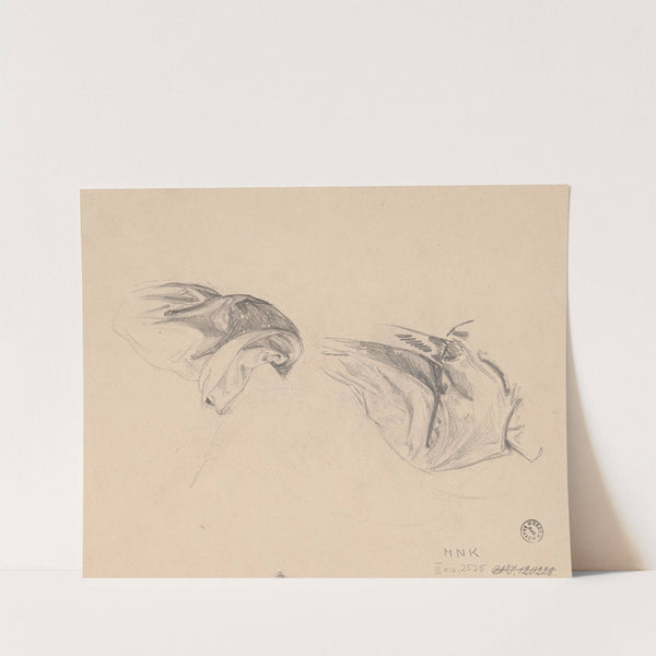 Drapery studies (1866-1867) by Józef Simmler