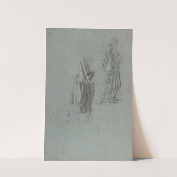 Drapery Studies (1829–80) by Anselm Feuerbach