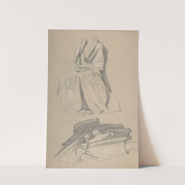 Drapery Study (1816–59) by Alfred Rethel