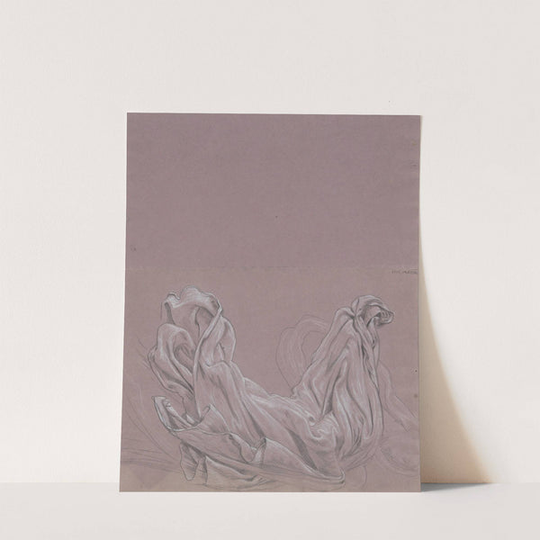 Drapery Study (mid-19th to early 20th century) by Elihu Vedder