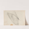 Drapery study (1838 or 1839) by Adolph Tidemand