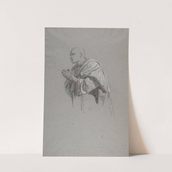 Drapery Study for a Cleric by Isidore Pils