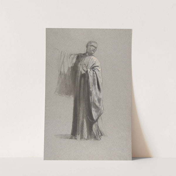 Drapery Study for a Cleric (lower register) by Isidore Pils