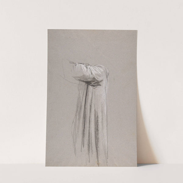 Drapery Study for a Monk by Isidore Pils