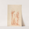 Drapery Study for Sainte-Clotilde by Isidore Pils