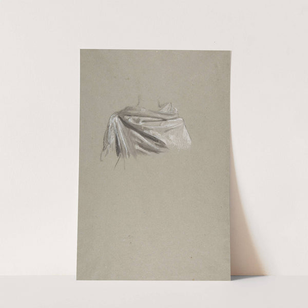 Drapery Study for Soldier by Isidore Pils