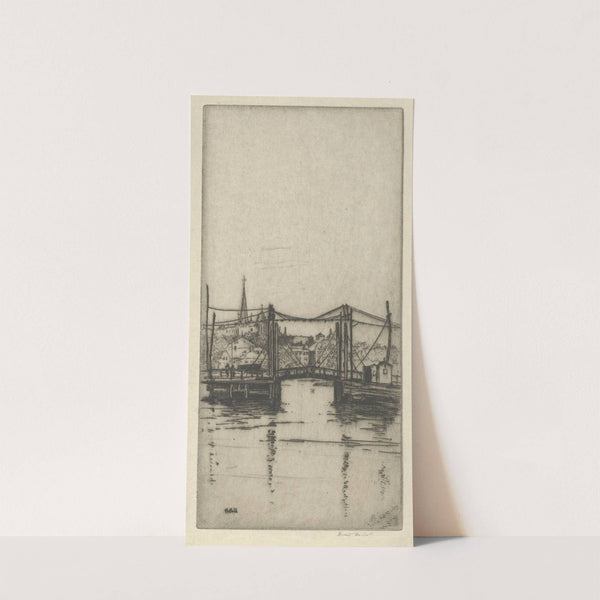 Drawbridge (1912) by Ernest Haskell