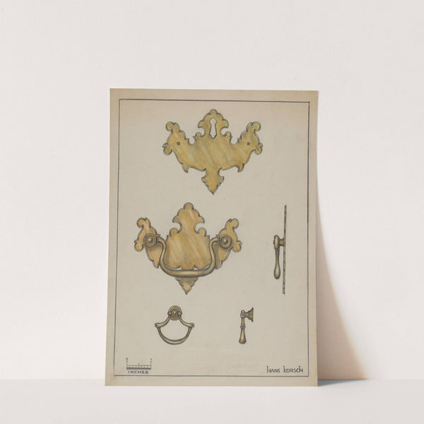 Drawer Pull (c. 1936) by Hans Korsch