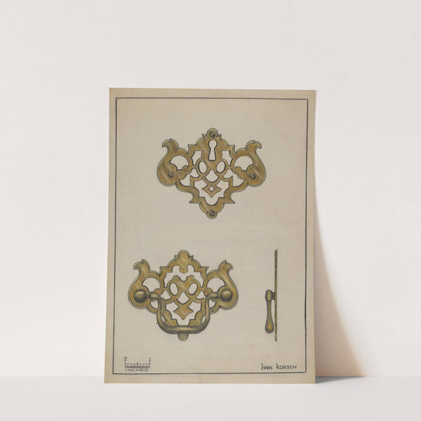 Drawer Pull by Hans Korsch