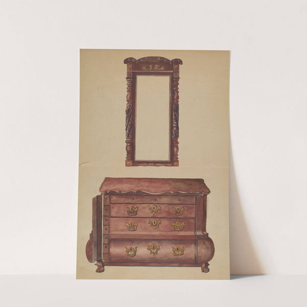 Drawers and Mirror by Juanita Lantz