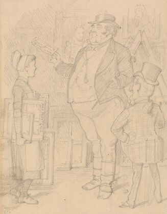 Drawing for a `Punch’ Cartoon — size preview