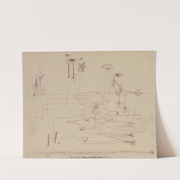 Drawing For Bird Islands by Paul Klee