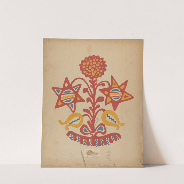 Drawing for Plate 11 - From the Portfolio Folk Art of Rural Pennsylvania by American 20th Century