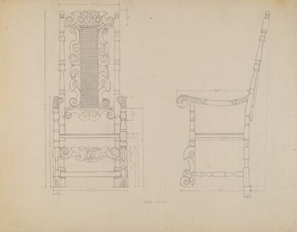 Drawing of a Chair