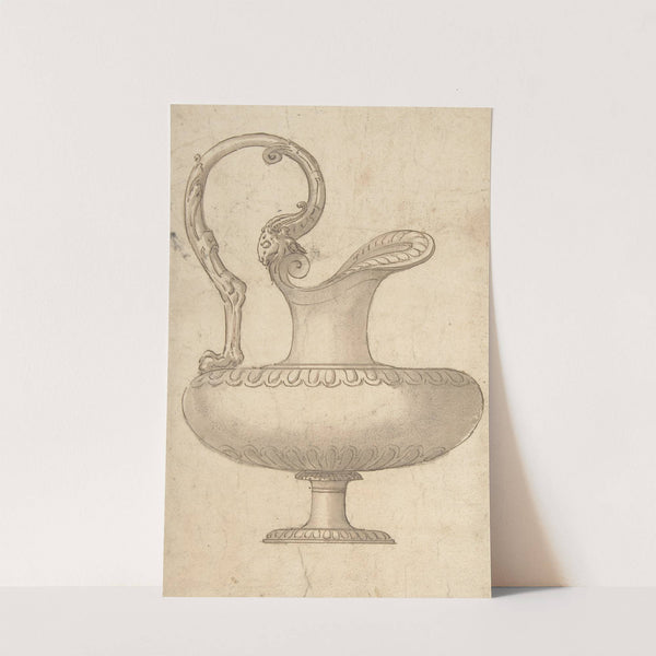Drawing of a Ewer in Antique Style by Giulio Romano