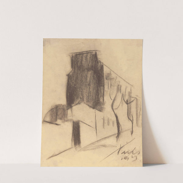 Drawing of a House in Paris by Zolo Palugyay