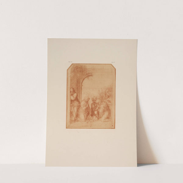 Drawing of adoration of the shepherds by P. & D. Colnaghi