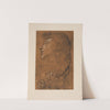 Drawing of head in profile by P. & D. Colnaghi