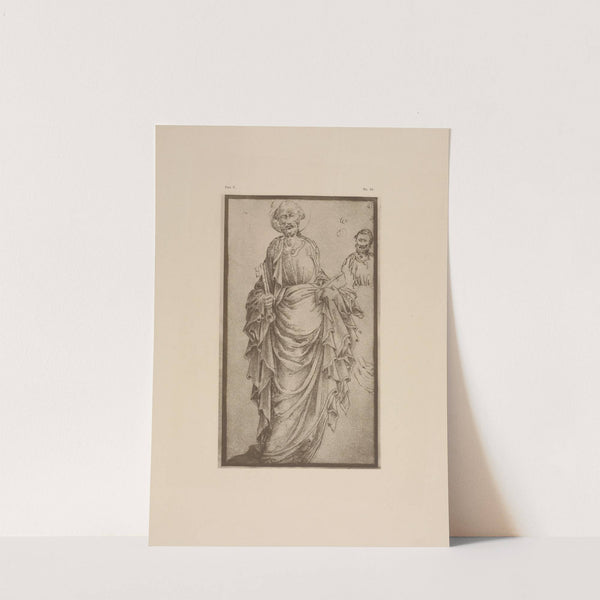 Drawing of St. Peter holding keys by P. & D. Colnaghi
