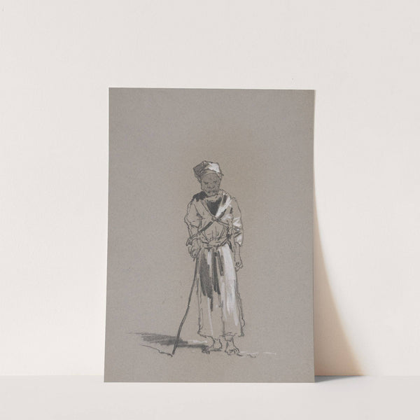 Drawings of Black people Pl.4 (1881) by Milton J. Burns