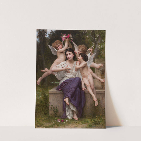 Dream of Spring (Rêve de printemps) (1901) by William Bouguereau