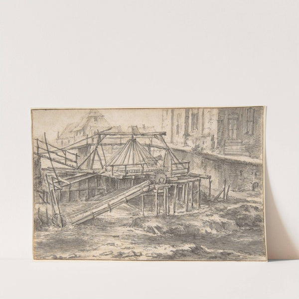 Dredging a Canal (17th century) by Jacob van Ruisdael