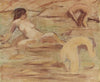 Drei badende Mädchen