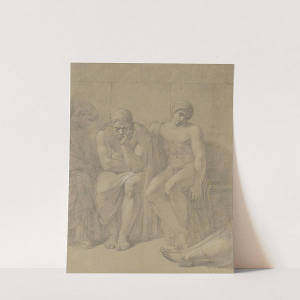 Drei Freunde besuchen Hiob, um ihn zu trösten by Eberhard von Wächter