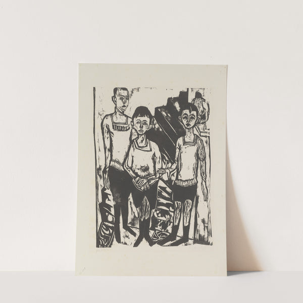 Drei Knaben (Söhne Fehr) (1915) by Ernst Ludwig Kirchner