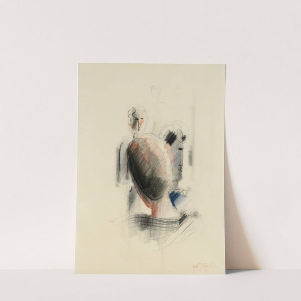 Drei Köpfe by Oskar Schlemmer