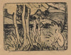 Drei Mädchen im Wald