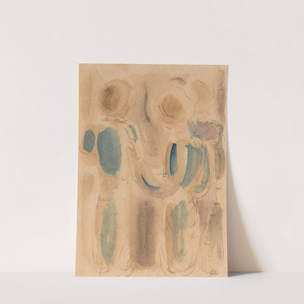 Drei Stehende Figuren (1942) by Oskar Schlemmer