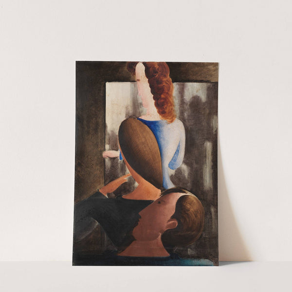 Drei vor Schatten by Oskar Schlemmer