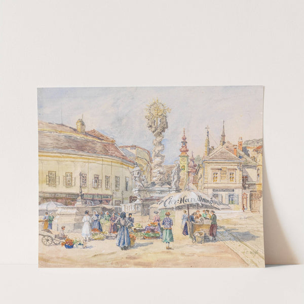 Dreifaltigkeitssäule in Mödling by Carl Weiss